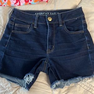 American Eagle Jean  Shorts and  SHEIN Top
